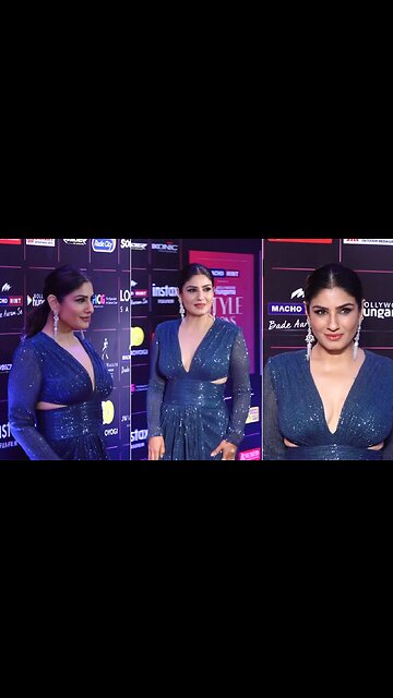 Raveena Tandon At Bollywood Hungama Style Icons Awards 2023 💃❤️