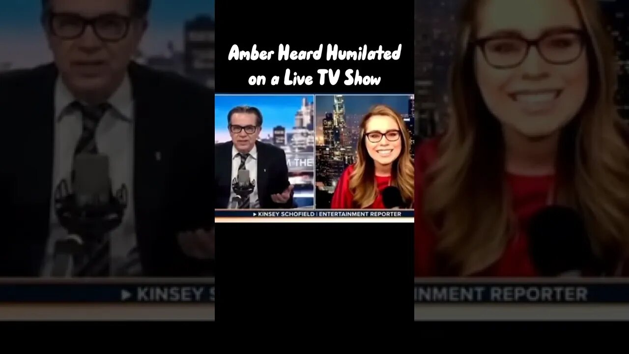 Amber Heard Humilated on a Live TV Show