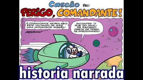 Cascão em-Perigo, comandante! | Gibis do Rapha