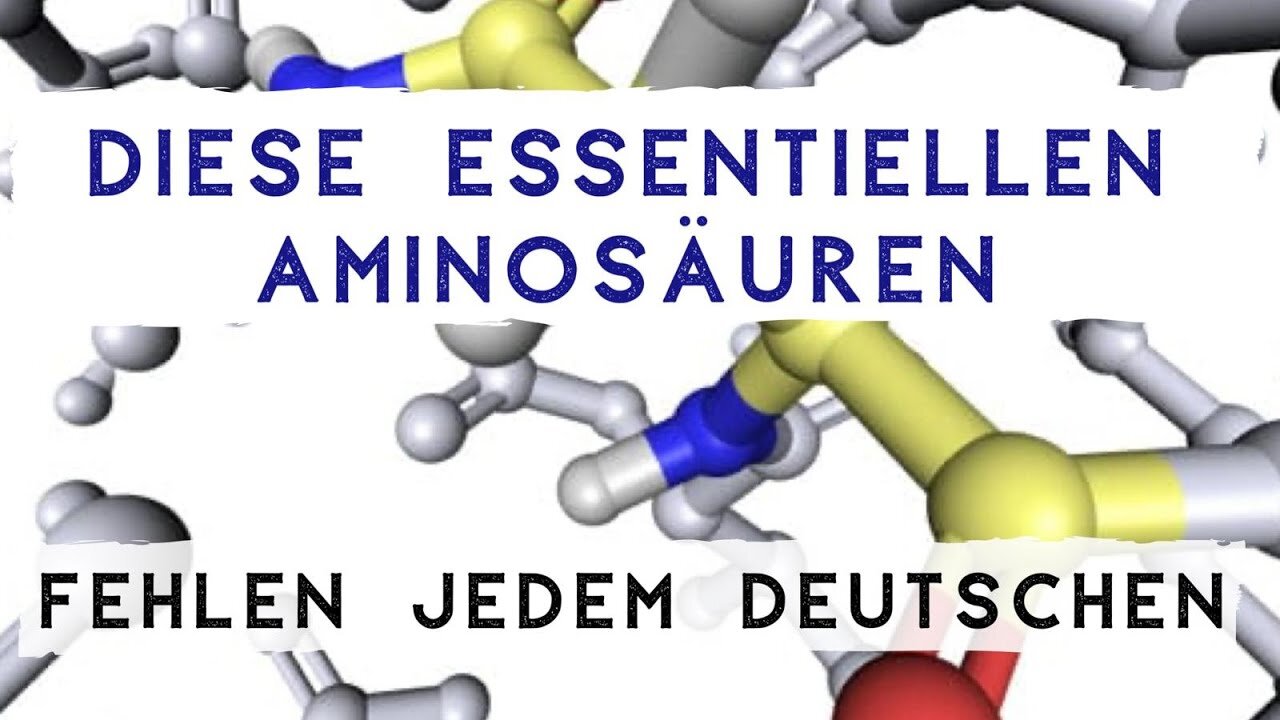 Essentielle Aminosäuren - Bausteine für einen gesunden Körper - Tryptophan, Lysin und Glycin