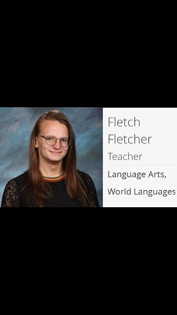 Nonbinary Teacher Wearing Tight Dress Exposes Crotch Bulge