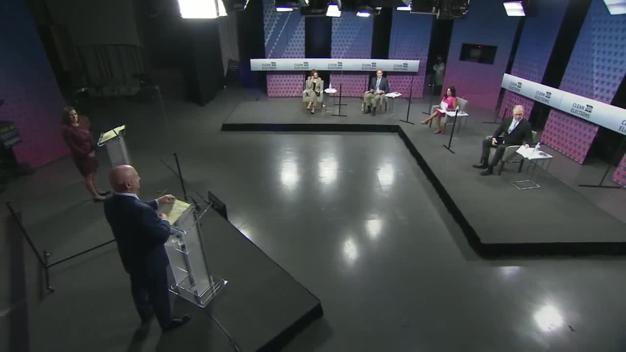 Senator McSally, Democratic nominee Mark Kelly hold debate (Part 4)