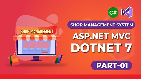 Complete Shop Management System using Asp.net MVC DotNet 7 - Part 01