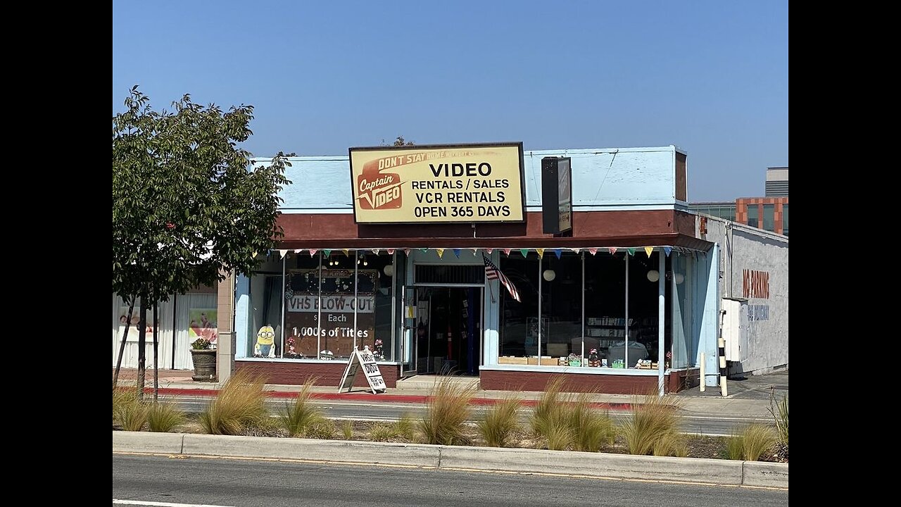 Rewinding into the past..1980's Video Store!