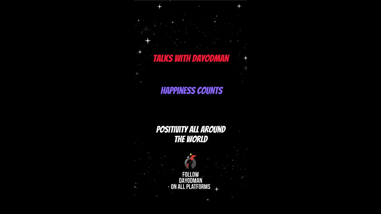 Happiness Counts #dayodman #motivation #eeyayyahh #motivationalspeaker #positivity