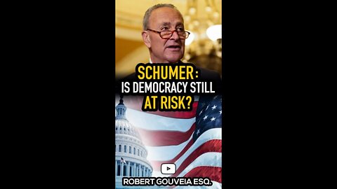 Schumer: Is Democracy still at Risk? #shorts