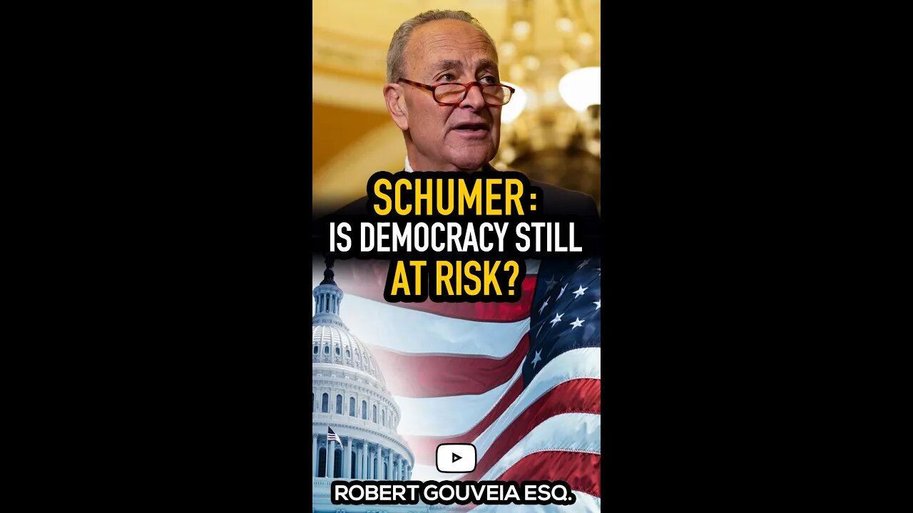 Schumer: Is Democracy still at Risk? #shorts