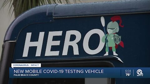 New mobile COVID-19 testing vehicle in Palm Beach County