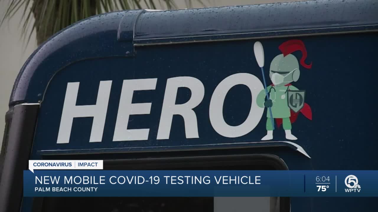 New mobile COVID-19 testing vehicle in Palm Beach County