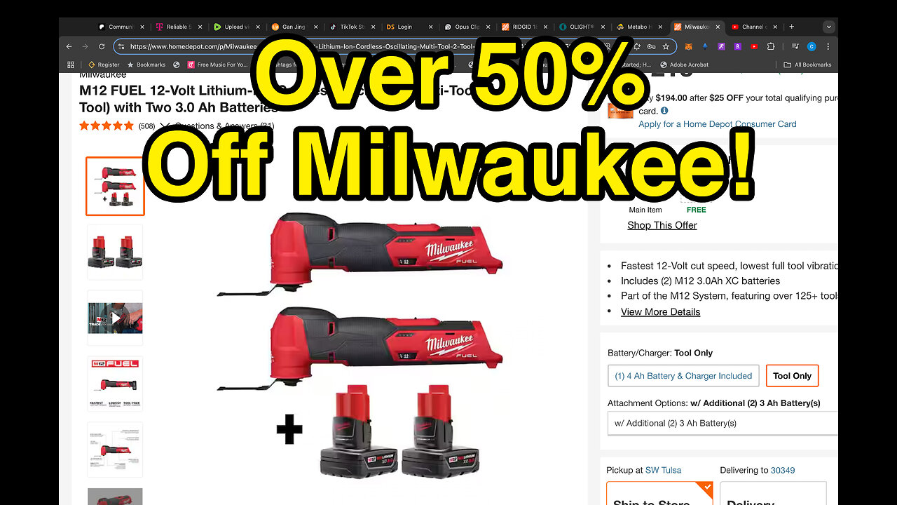 Fantastic Holiday Tool Deals Guide On Milwaukee DeWALT & More