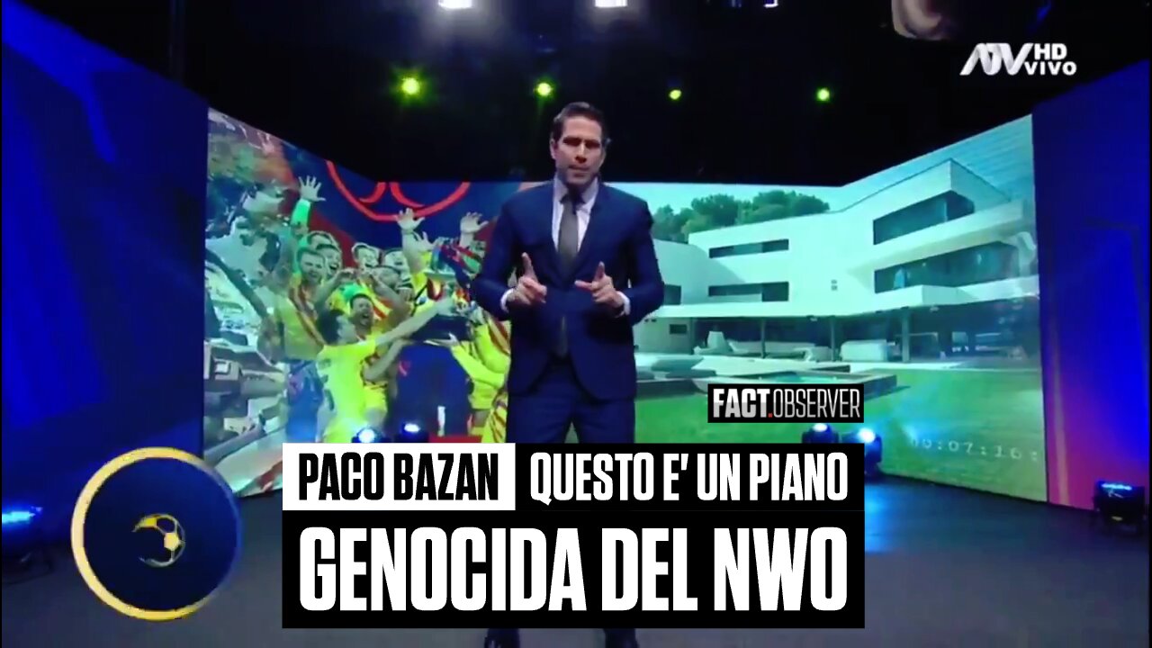 Paco Bazan - Questo è un piano genocida del NWO