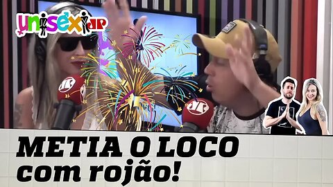 RENATO ALBANI METIA O LOCO COM ROJÃO NA MOCHILA