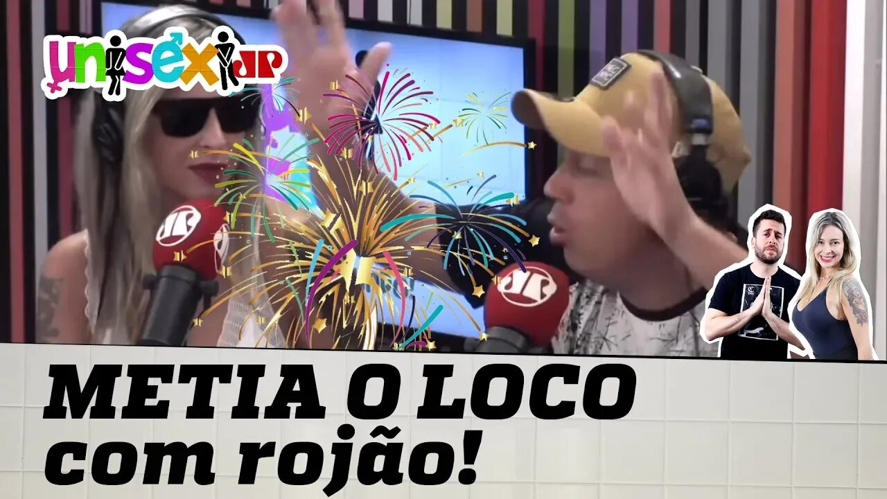 RENATO ALBANI METIA O LOCO COM ROJÃO NA MOCHILA