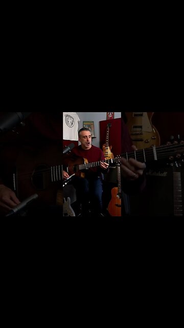 Wish you were here is a classic 12 string guitar intro with a cool effect #shorts