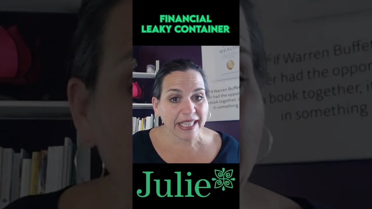 Why Do We Have a Financial Leaky Container? | Financial Crisis With Julie Murphy #shorts