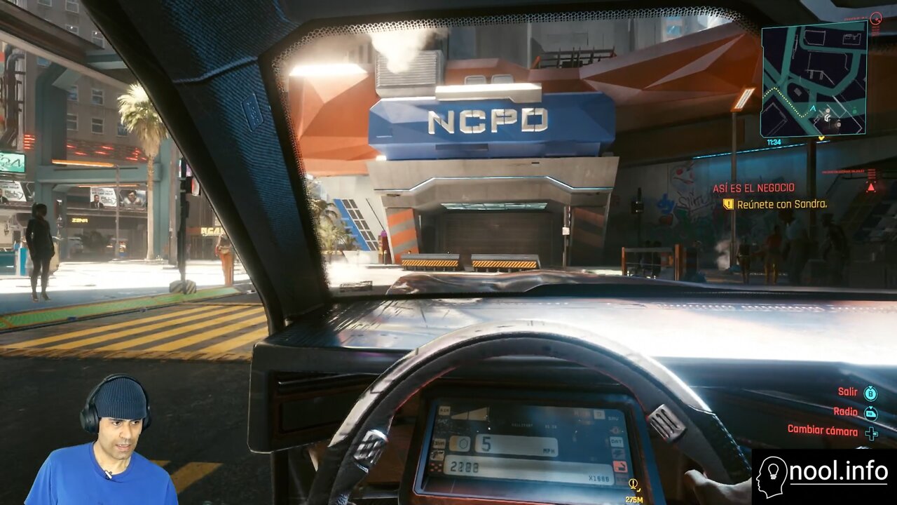 ¡Haciendo ejercicio y jugando Cyberpunk 2077 en nool.info!