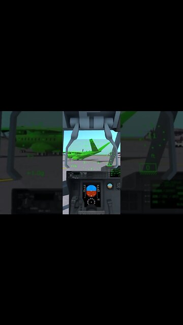 Crashing MC-130 into RL-72 | Turboprop Flight Simulator #shorts
