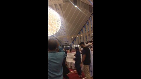 Inside of faisal mosque