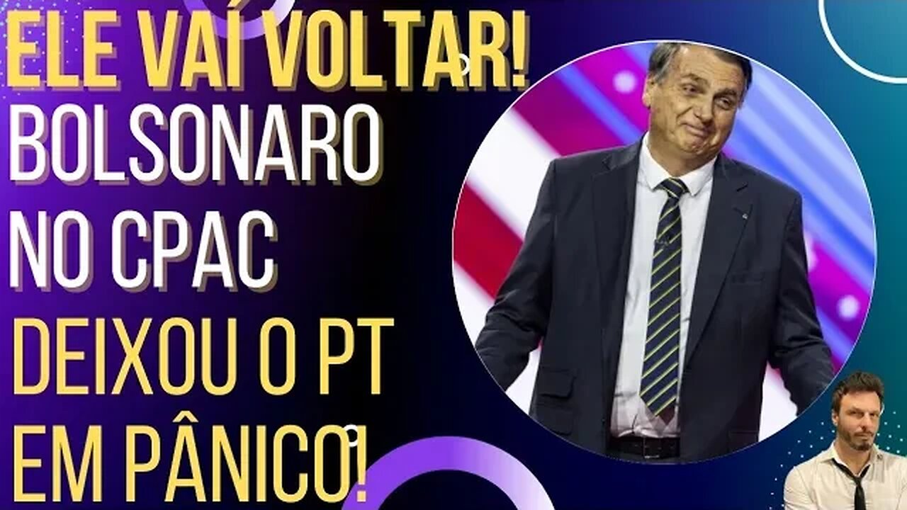A frase de Bolsonaro no CPAC que deixou Lula e o PT tensos!