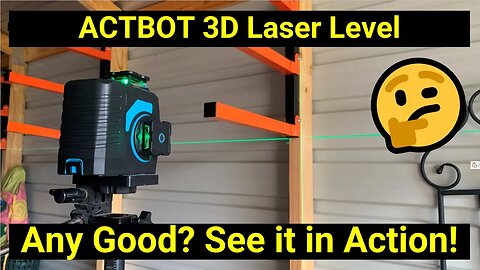 ✅ See in Action! 3-Dimensional Laser Level from ACTBOT (A12TOP-S)