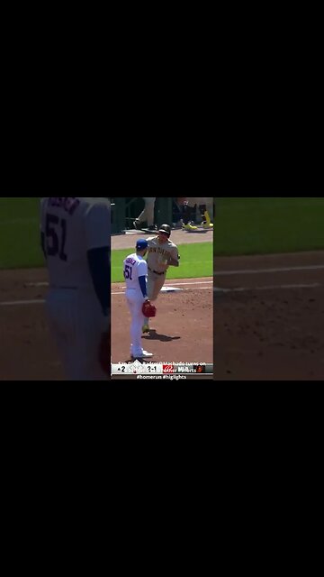 San Diego Padres@Machado turns on a ball for a solo homer #shorts #homerun #higlights