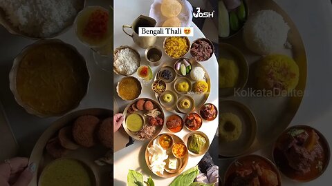 Bengali Thali #indianfood #vlogger #shorts