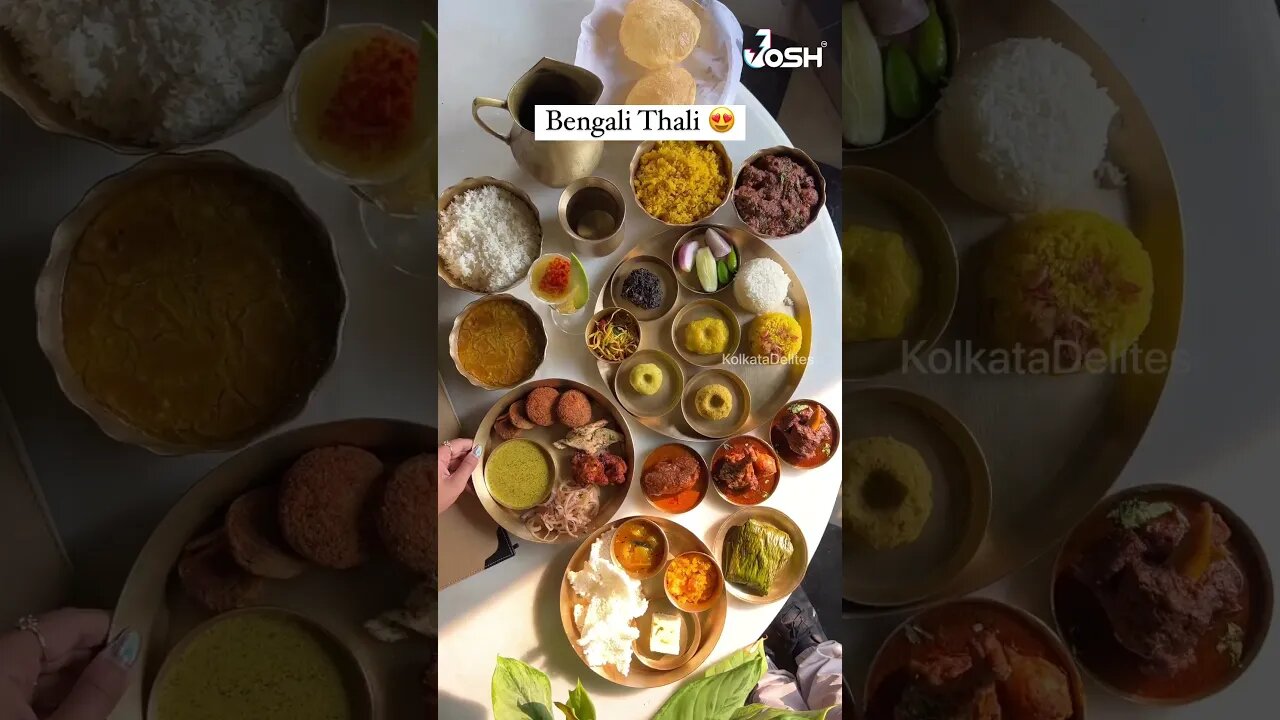 Bengali Thali #indianfood #vlogger #shorts