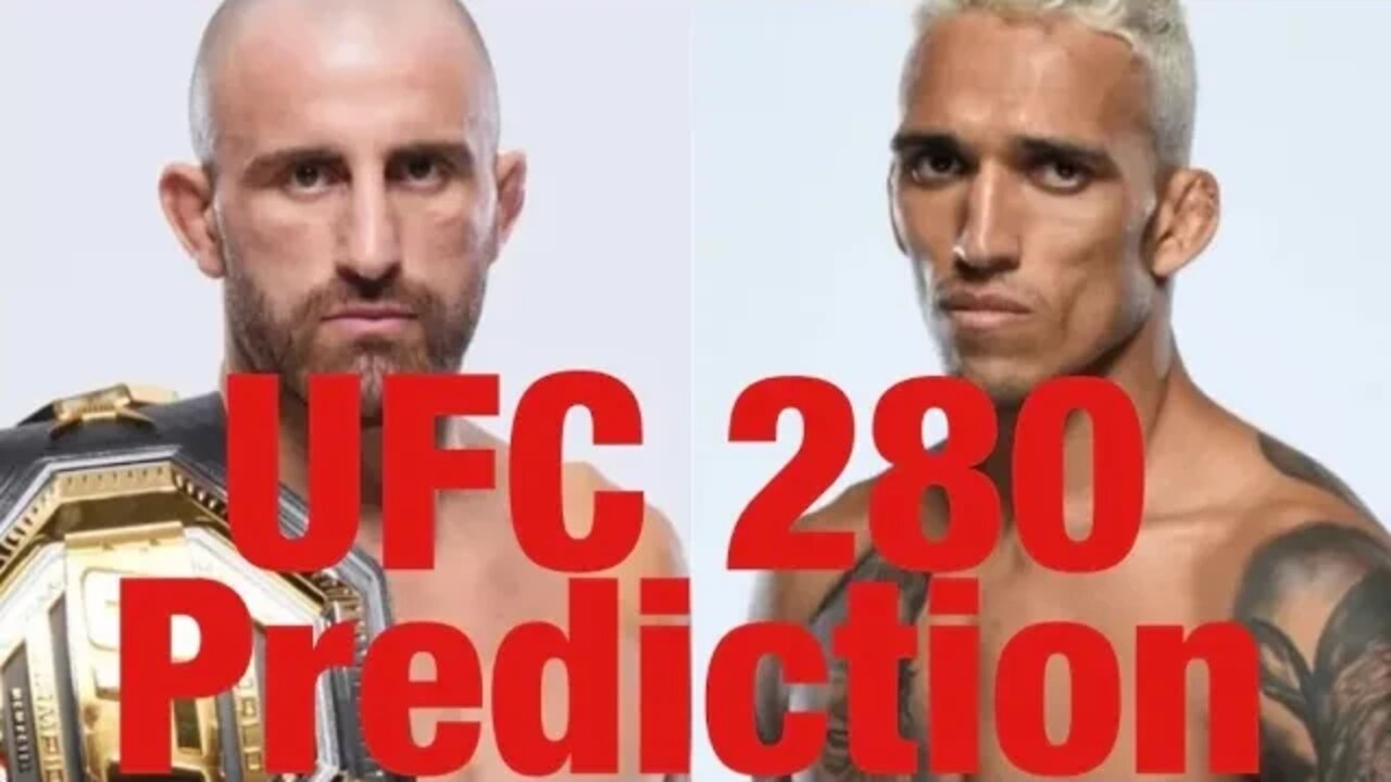 Alexander Volkanovski Vs Charles Oliveira UFC 280 Prediction