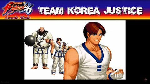 King of Fighters 96: Arcade Mode - Team Korea Justice