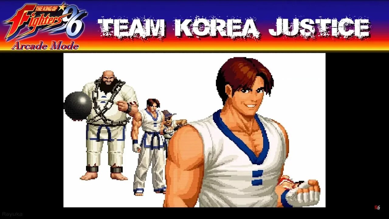 King of Fighters 96: Arcade Mode - Team Korea Justice