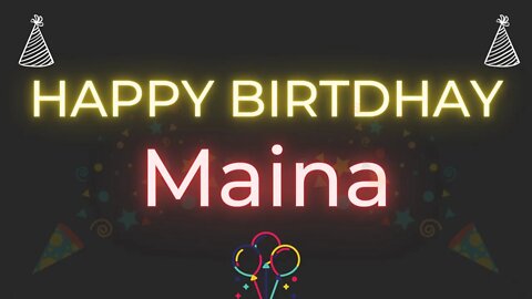 Happy Birthday to Maina - Birthday Wish From Birthday Bash