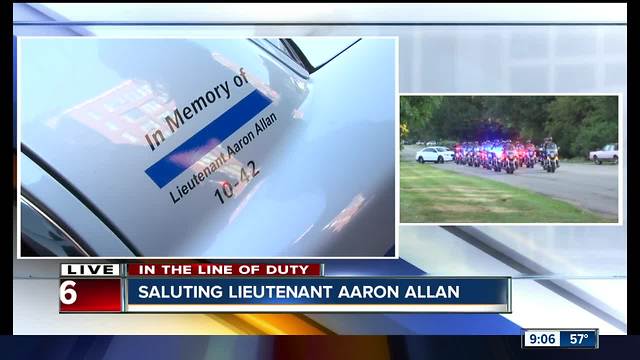 State of Indiana memorial police car dons the names of Indiana law enforcement lost