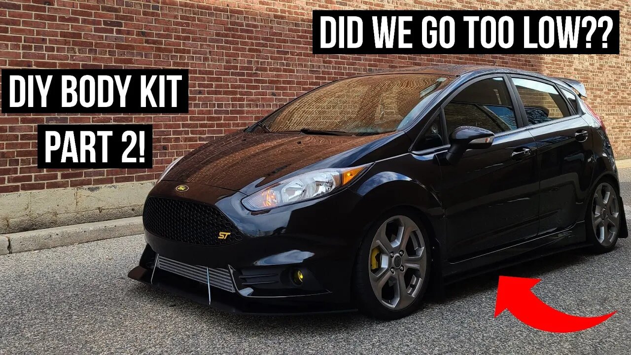 DIY Custom Sideskirts for $30! (Lowering springs install)