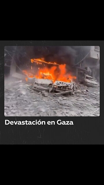 Imágenes de la fuerte destrucción de los bombardeos israelíes en Gaza