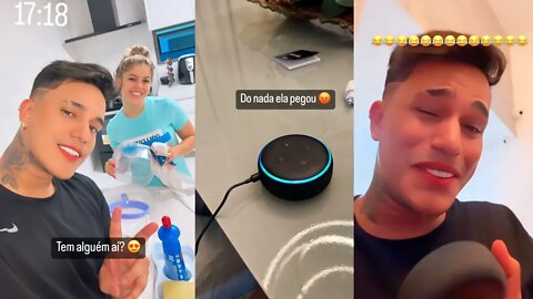 ALÊ OLIVEIRA PASSANDO RAIVA COM A ALEXA🤣🤣🤣