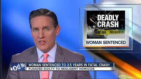 Maryland woman sentenced to 3.5 years in fatal crash