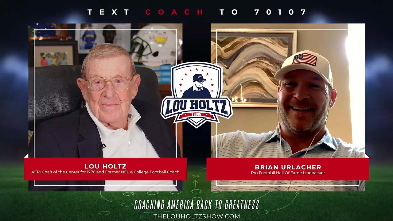 The Lou Holtz Show Season 1 Episode 12 | Brian Urlacher NFL Legend #podcast #dabears