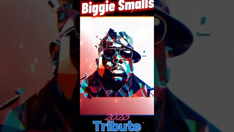 Biggie Smalls Tribute 2023 #biggiesmalls #thenotoriousbig #shorts #midjourney