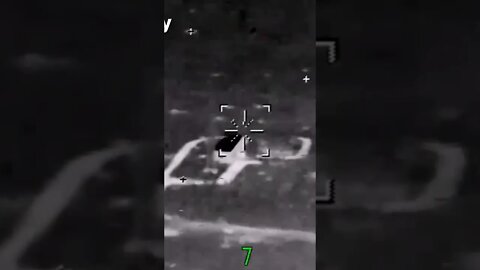 Footage of a high-precision missile strike on an enemy object