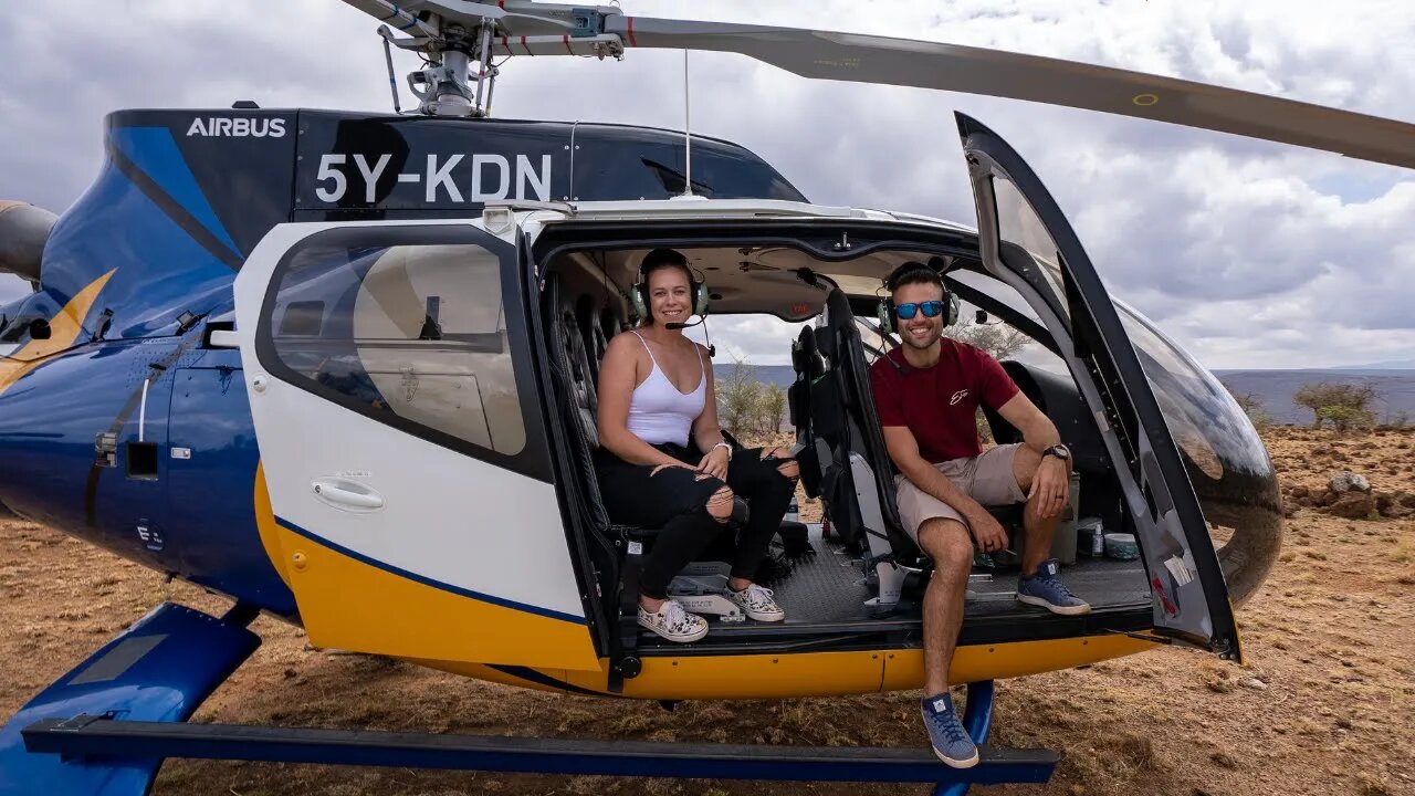 Scenic Flight Over Lake Magadi Kenya