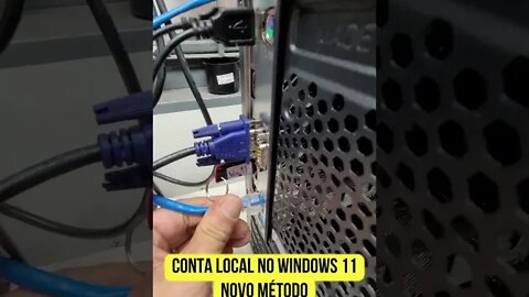 [Novo método] Como criar conta local no Windows 11 #shorts