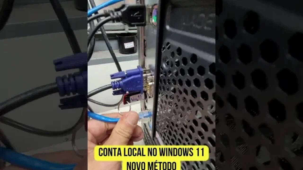 [Novo método] Como criar conta local no Windows 11 #shorts