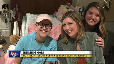 Non-profit group surprises teens battling illness