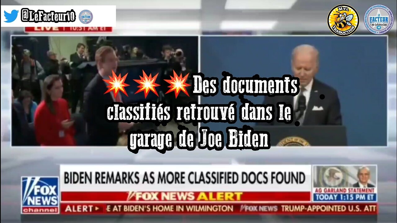 Des documents classifiés retrouvé dans le garage de Joe Biden