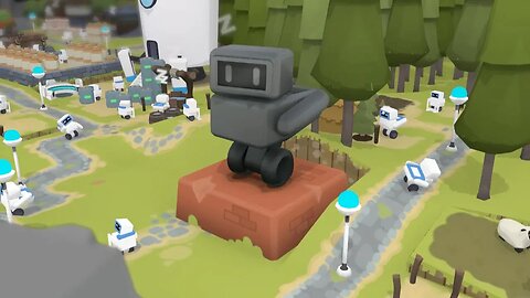 Giant Brick Statue - The Colonist