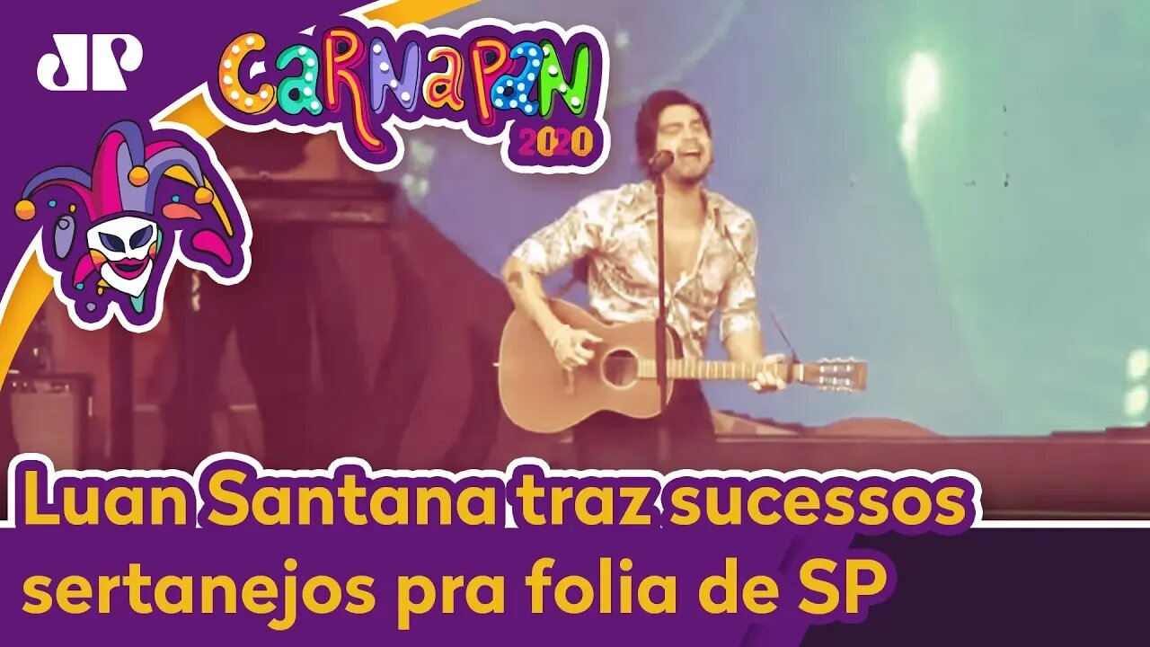 Luan Santana celebra Carnaval de SP: 'Todo mundo escuta de tudo'