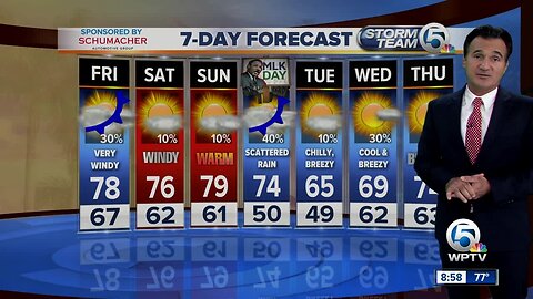 Friday midmorning forecast