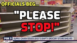 Officials BEG: "Please STOP BUYING!"