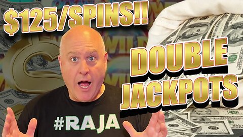 HUGE $125 Spin on HIGH LIMIT Ocean Magic Slot Machine! LANDING DOUBLE JACKPOTS!!! 💸