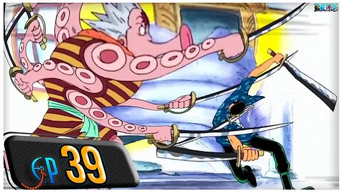 LUFFY SE AFOGANDO. ZORO vs HACCHAN, O POLVO! (RESUMO ONE PIECE EP 39)